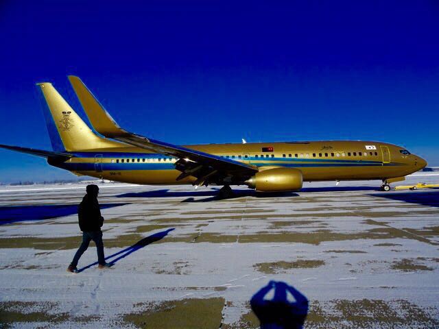 Sultan Ibrahim Sultan Iskandar’s new private jet was spotted in Washington. – The Malaysian Insider