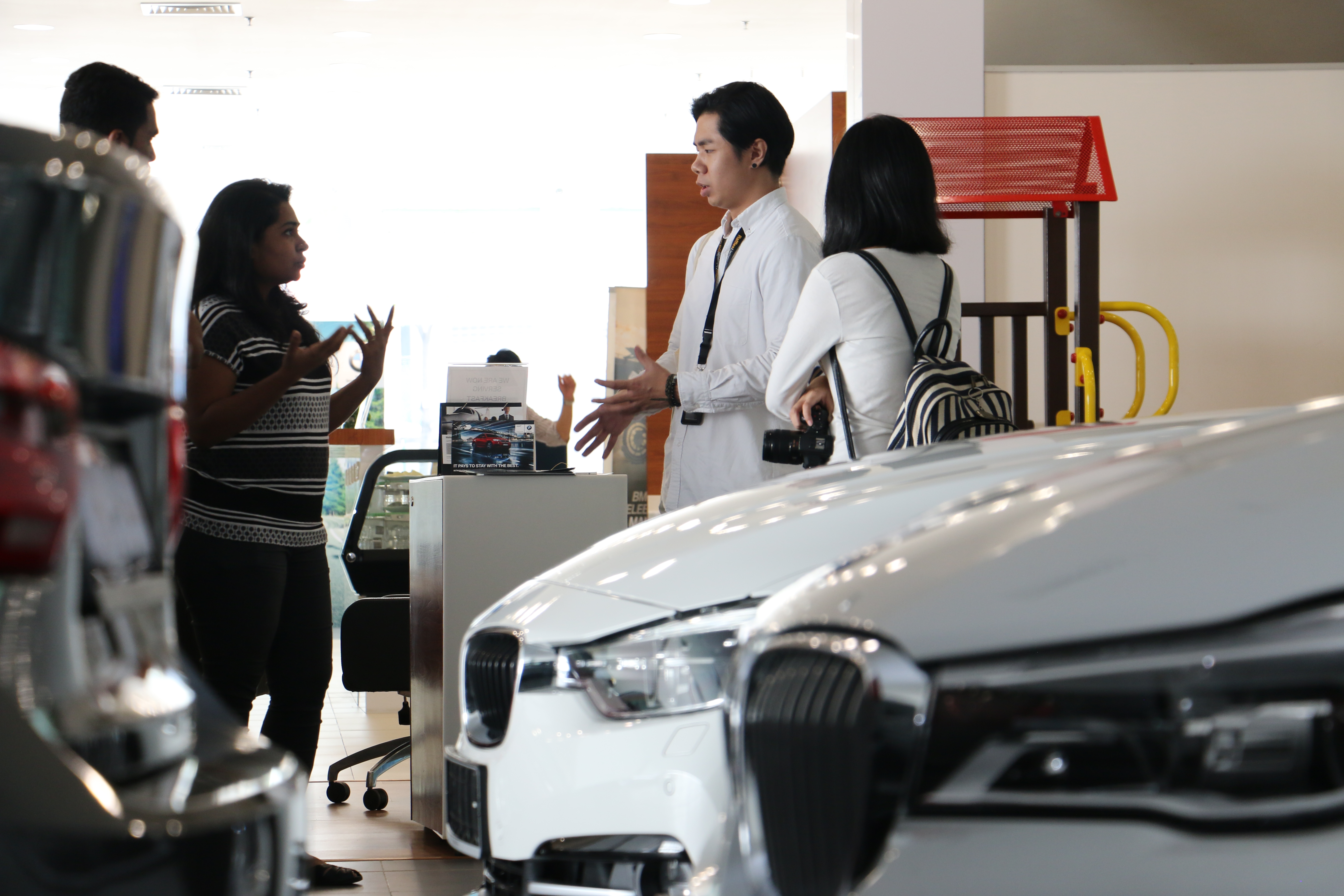 Our Design students recently collaborated with Wearnes Autohaus BMW Johor Bahru to come up with visuals for their Raya Open House