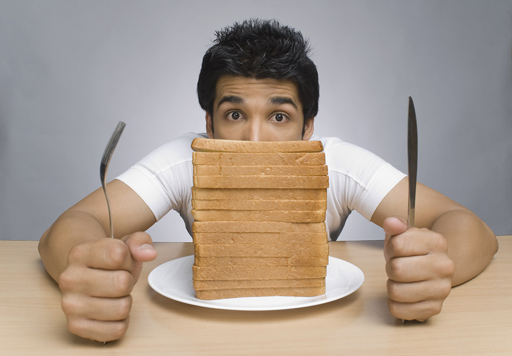 bread eating competition